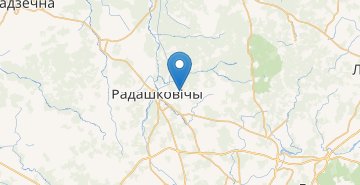 Mapa CHirovichi, Minskiy r-n MINSKAYA OBL.