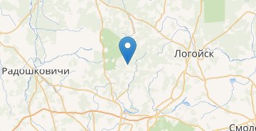 Карта Садоводческий кооператив «Гаяны», Логойский р-н МИНСКАЯ ОБЛ.
