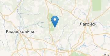 Map Lysaya Gora, Minskiy r-n MINSKAYA OBL.
