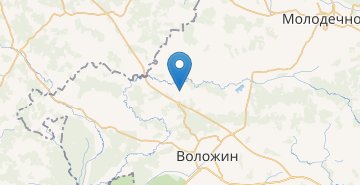 Map Zabreze, Volozhinskiy r-n MINSKAYA OBL.