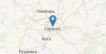 Mapa Saransk