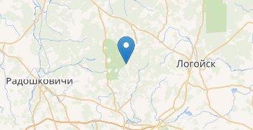 Mapa Suhaya Gora, Logoyskiy r-n MINSKAYA OBL.