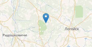 Мапа Великі Бесяди (Логойський р-н)