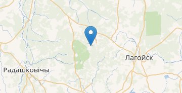 地图 Rodniki-1, povorot, Logoyskiy r-n MINSKAYA OBL.