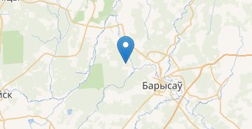 Map Krasnyy Oktyabr, povorot, Borisovskiy r-n MINSKAYA OBL.
