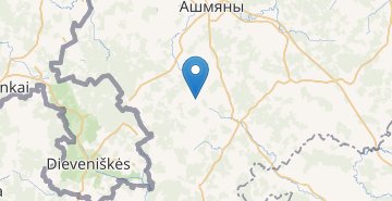 Карта Малые Войшнаришки, Ошмянский р-н ГРОДНЕНСКАЯ ОБЛ.