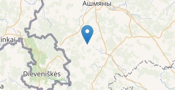 Mapa Bolshie Voyshnarishki, Oshmyanskiy r-n GRODNENSKAYA OBL.