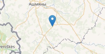 Мапа Биютишки, Ошмянский р-н ГРОДНЕНСКАЯ ОБЛ.