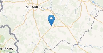 Map Trasechenyata, Oshmyanskiy r-n GRODNENSKAYA OBL.