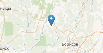 Mapa Lyahovka, povorot, Borisovskiy r-n MINSKAYA OBL.