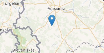 Mapa Gabriyalovschina, Oshmyanskiy r-n GRODNENSKAYA OBL.