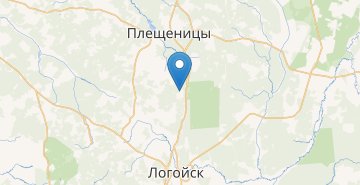 地图 Kozyri, Logoyskiy r-n MINSKAYA OBL.