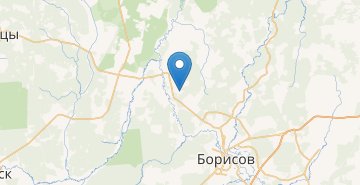 Mapa Svetlaya roscha, povorot, Borisovskiy r-n MINSKAYA OBL.