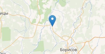 Map Bolshaya Trostyanica, Borisovskiy r-n MINSKAYA OBL.