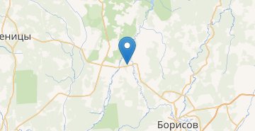 地图 Kostyuki, Borisovskiy r-n MINSKAYA OBL.
