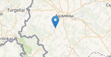 Map Semyuny, Oshmyanskiy r-n GRODNENSKAYA OBL.