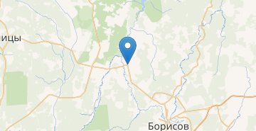 Map Zabolote, povorot, Borisovskiy r-n MINSKAYA OBL.