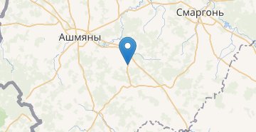 Map CHerkasy, Oshmyanskiy r-n GRODNENSKAYA OBL.