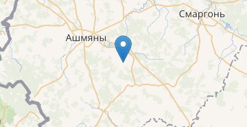 Map Girgilyany, Oshmyanskiy r-n GRODNENSKAYA OBL.