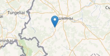 Map Gorodniki, Oshmyanskiy r-n GRODNENSKAYA OBL.