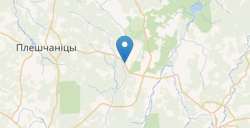 Map Zacene, Logoyskiy r-n MINSKAYA OBL.