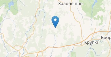 Mapa Novoe Selo, Borisovskiy r-n MINSKAYA OBL.