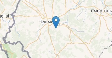 地图 Mozheyki, Oshmyanskiy r-n GRODNENSKAYA OBL.