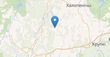 Mapa Zachiste, Borisovskiy r-n MINSKAYA OBL.