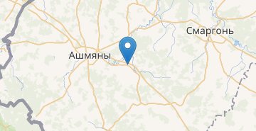 Mapa Novoselki, shkola, Oshmyanskiy r-n GRODNENSKAYA OBL.