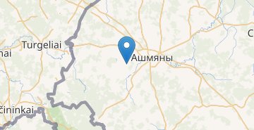 Мапа Володьковщина, Ошмянский р-н ГРОДНЕНСКАЯ ОБЛ.