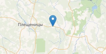 Map Kozinec, Logoyskiy r-n MINSKAYA OBL.