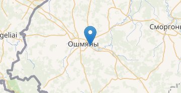 Mapa Bogdanishki, Oshmyanskiy r-n GRODNENSKAYA OBL.