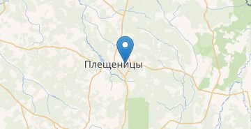 Map Voennyy gorodok, Pleschenickiy p/s Logoyskiy r-n MINSKAYA OBL.