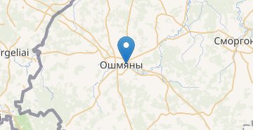Map Oshmyany, urochische 