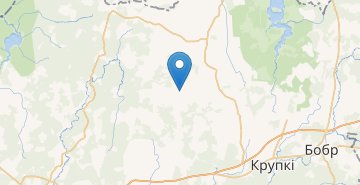 地图 Hotyuhovo, Krupskiy r-n MINSKAYA OBL.