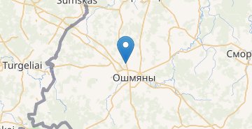 地图 YAgelovschina, Oshmyanskiy r-n GRODNENSKAYA OBL.