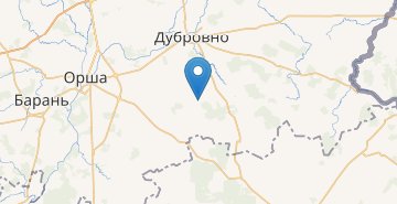 Карта Сипищево, Дубровенский р-н ВИТЕБСКАЯ ОБЛ.