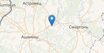 Map SCHepany, Smorgonskiy r-n GRODNENSKAYA OBL.