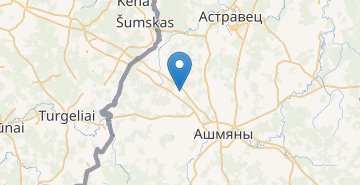 Mapa ZHuravy, Oshmyanskiy r-n GRODNENSKAYA OBL.