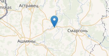 Map Osipany, Smorgonskiy r-n GRODNENSKAYA OBL.