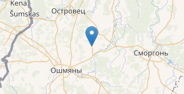 Map Barancy, Oshmyanskiy r-n GRODNENSKAYA OBL.