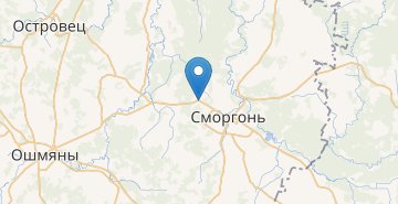 地图 Osinovschizna, Smorgonskiy r-n GRODNENSKAYA OBL.