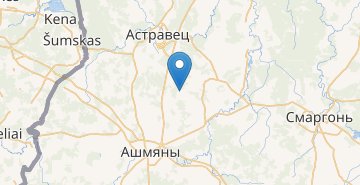 Map Skilondishki, Oshmyanskiy r-n GRODNENSKAYA OBL.