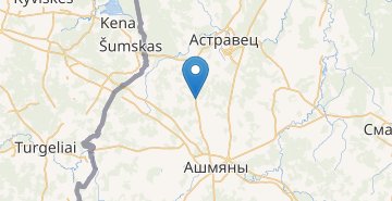 地图 Grodi, Oshmyanskiy r-n GRODNENSKAYA OBL.