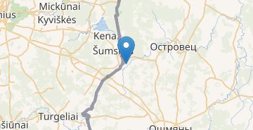 Map Rymuni, Ostroveckiy r-n GRODNENSKAYA OBL.