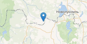 Mapa Eleshovka, CHashnikskiy r-n VITEBSKAYA OBL.