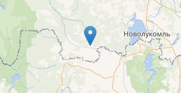 Mapa Krasnoluki, CHashnikskiy r-n VITEBSKAYA OBL.