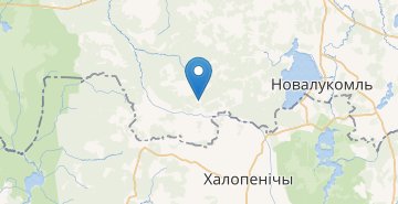 Mapa Krivki, CHashnikskiy r-n VITEBSKAYA OBL.