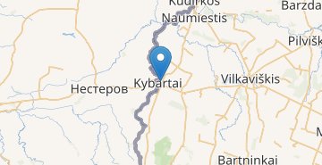 Map Kybartai (Vilkaviškio rajonas)
