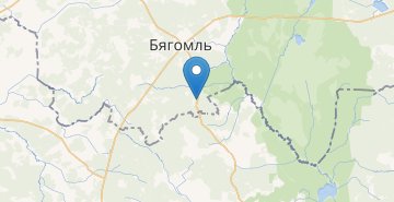 Map Goreloe, Dokshickiy r-n VITEBSKAYA OBL.